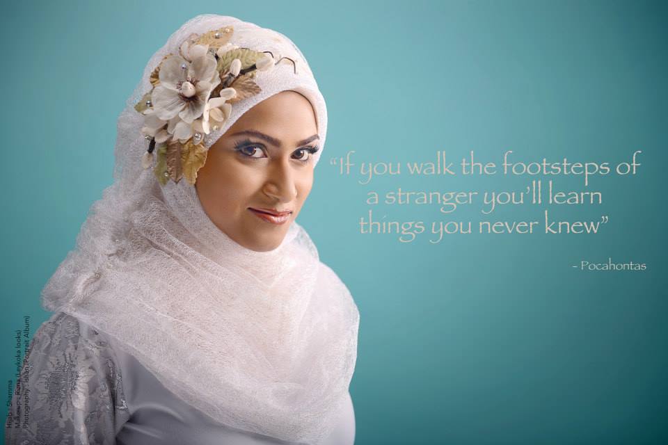Pocahontas Inspired Shumsies Bridal Hijabs Lookbook 2014 - Featured By TheMuslimBride.Com