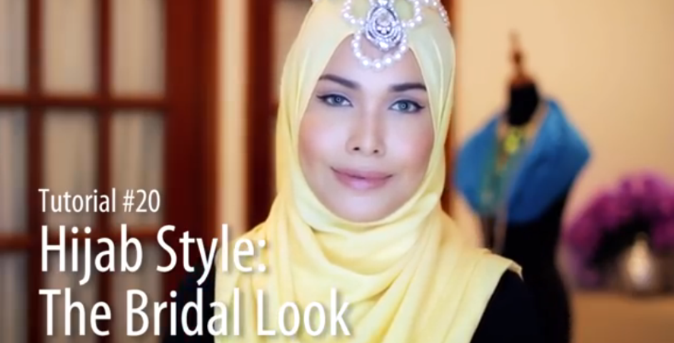 Favorite Video Pick: Bridal Hijab Styling Tutorial By Adlina Anis