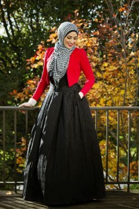 Black Ball Gown Maxi Skirt By D.I.R. Fashion - Fall & Winter 2014 Collection Featured at TheMuslimBride